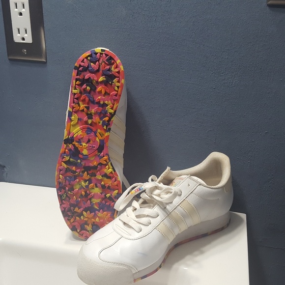 Adidas Samoa rainbow RARE 2014 Pride White sneaker - Picture 6 of 8